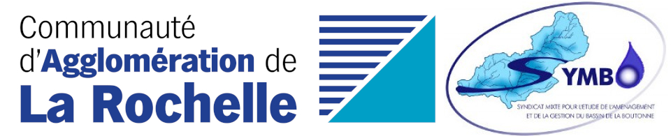 Logo Communauté d'Agglomération de La Rochelle et Logo SYMBO